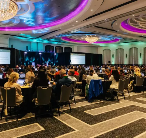 Healthcare professionals attending a WorldLink Medical BHRT training conference in Miami.
